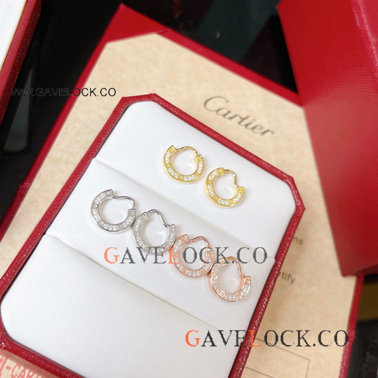Iced Out Cartier Love Earring S925 silver Copy Earring